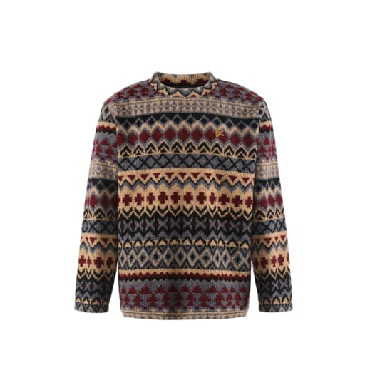 Jacquard Knit Crew Neck, Fair Isle by District Vision