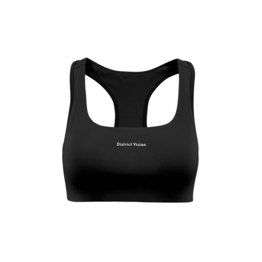 Twin Layer Medium Support Bra, Black by District Vision