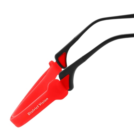 Adjustable Eyewear Strap, Red by District Vision