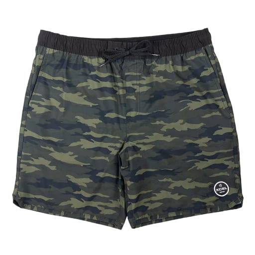 Men's Axis 17" Boardshort - Camo/Black by Xcel Wetsuits