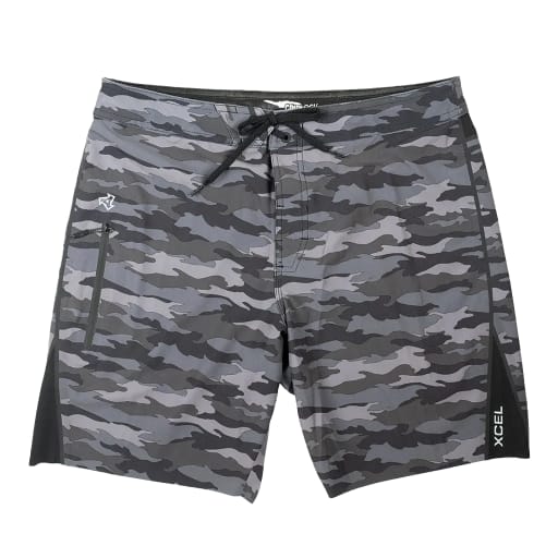 Men's Drylock 18.5" Boardshort - Charcoal Camo by Xcel Wetsuits