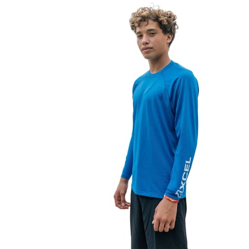 Men's Ventx Solid Long Sleeve UV - Nautical Blue by Xcel Wetsuits