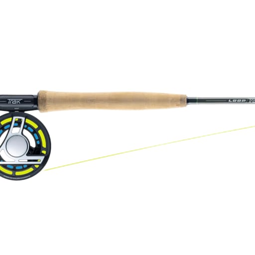 Loop Trak Rod + Q Fly Reel + Opti Flex Line Combo by Yakoda Supply
