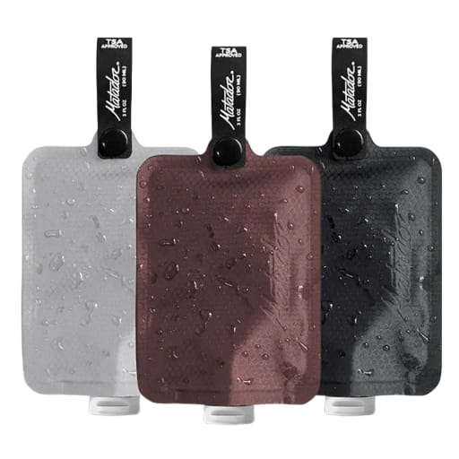 Matador | FlatPak Toiletry Bottle (3-Pack) 'Charcoal Garnet Arctic' by Hatchet Outdoor Supply Co.