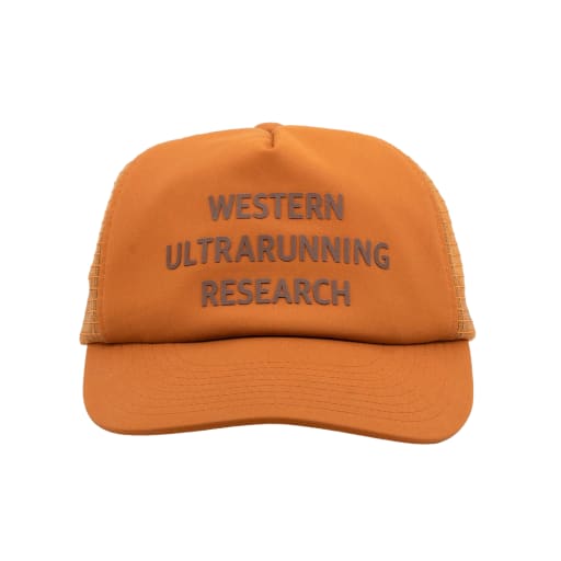 PRE-SALE * Ultrarunning Hat (Desert Orange) by WESTERN HYDRODYNAMIC RESEARCH