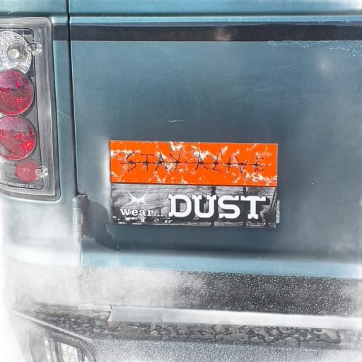 Bumper Sticker by Dust