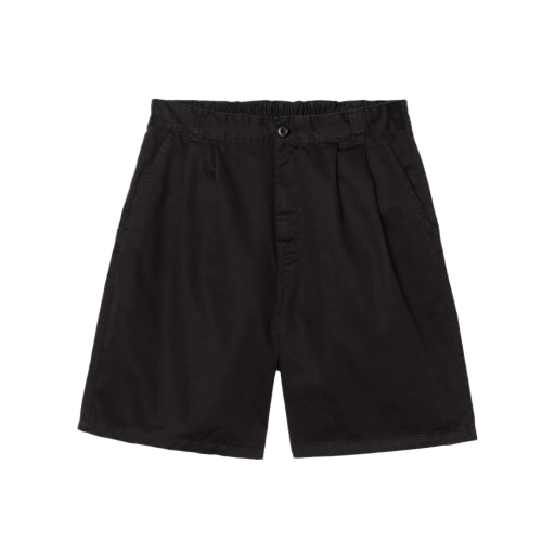 Brader Short - Black (rinsed) by Hunting Lodge
