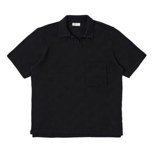 Fantasy Checkerboard Vacation Polo - Black by Hunting Lodge