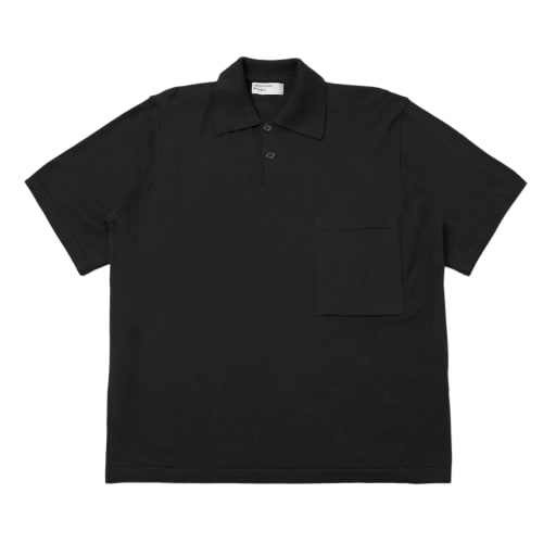 Woolcot Bio S/S Pullover Knit Shirt II - Black by Hunting Lodge