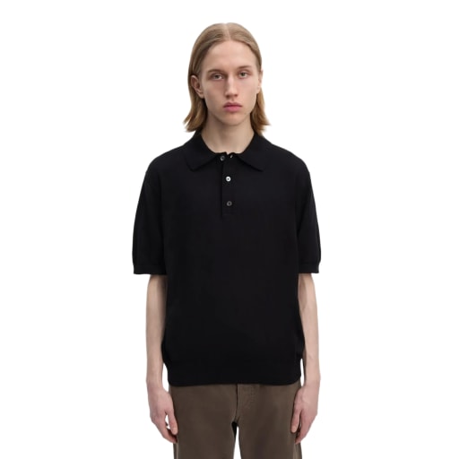 Another Polo SS Shirt 3.0, - Black by Hunting Lodge
