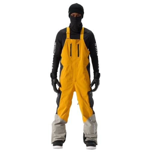 2L Insulated Cargo Bib Pant - Golden Yellow / Rock Ridge / Phantom by Whitespace