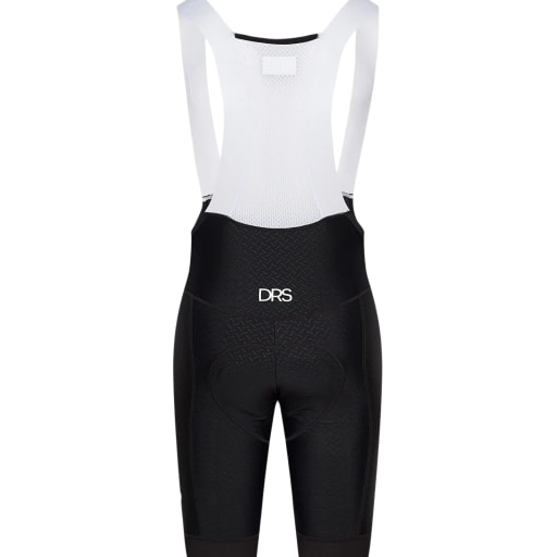 Men’s Fluid Bib - Black by Drag Reduction Systems (DRS) - NYC Cycling Apparel