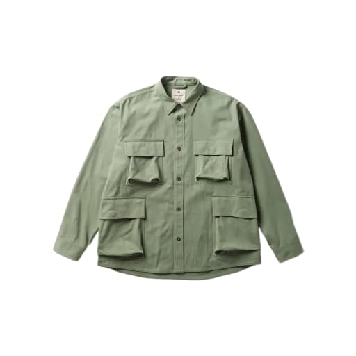 TAKIBI Herringbone Shirt Jacket by Snow Peak