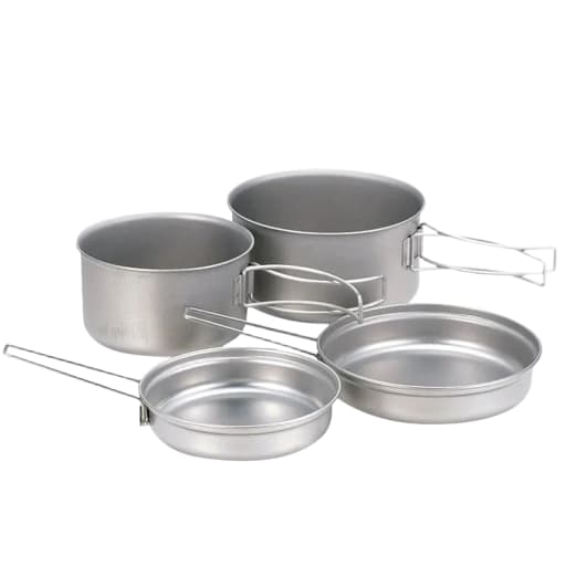 Multi Compact Cookset Titanium by Snow Peak
