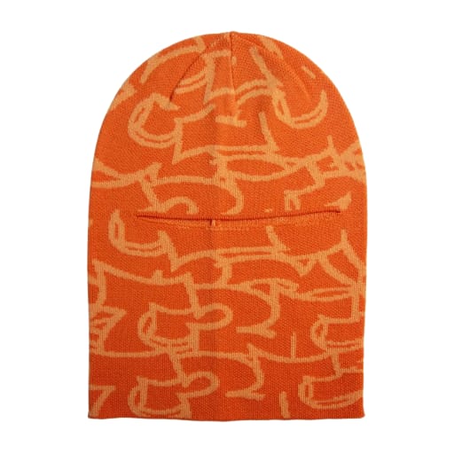 Hollow Skull Balaclava  [Tangerine] by g2g