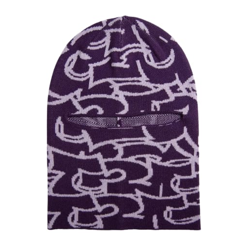 Hollow Skull Balaclava - Elderberry by g2g