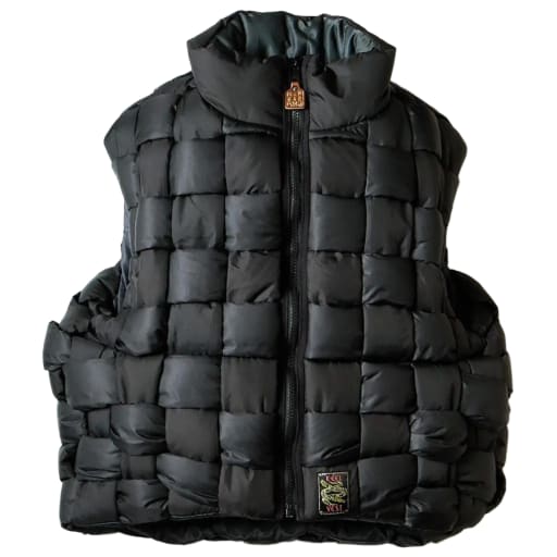 Kapital | Rip Stop Nylon Keel-Weaving Vest 'Black' by Hatchet Outdoor Supply Co.