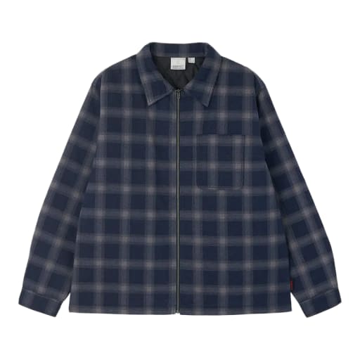 Zip-Up Insulated Flannel Shirt by Gramicci