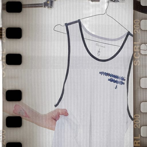 \\_UN-Race Singlet [white] "RC" by unsanctioned running