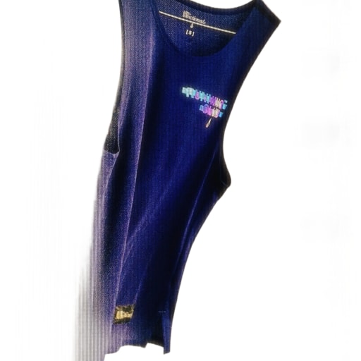 \\_UN-Race Singlet [deep blurple] "RC" by unsanctioned running