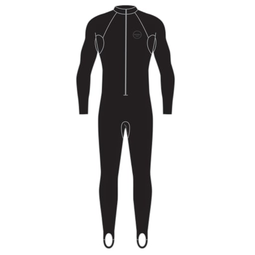 Men's Performance Stretch Front Zip Dive Skin by Xcel Wetsuits