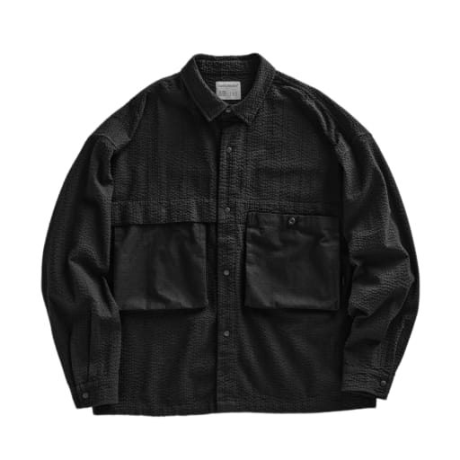 MS-126 Survey Shirt for Single Double + Blue in Green by Earth\Studies