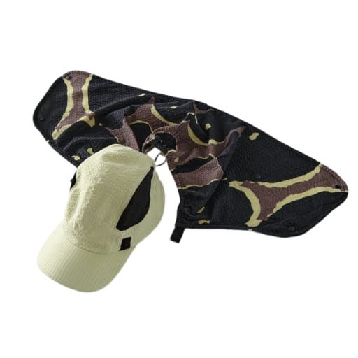 EQ-121 Modular Solar Hat for Single Double + Blue in Green by Earth\Studies