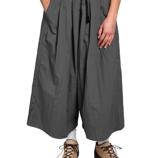 Woven Nylon Flare Pant in Carbon by Windthrow