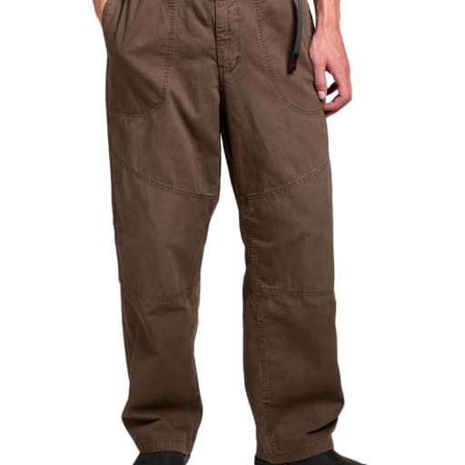 Hemp Canvas Double Knee Pant in Desert Palm Pigment by Windthrow