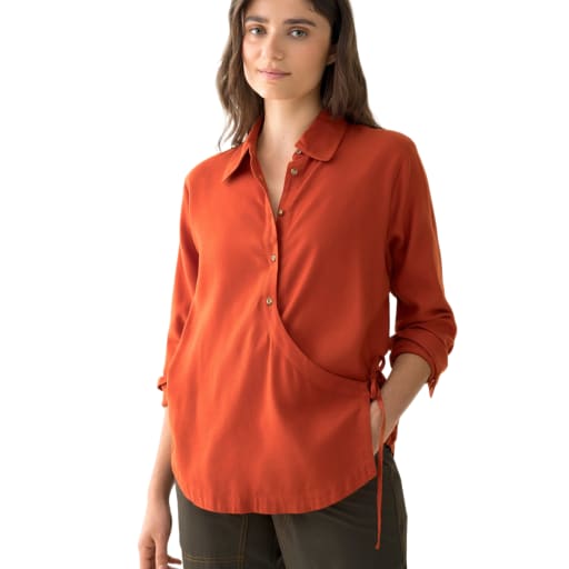 Front Field Flannel Shirt - Madder by Hikerkind