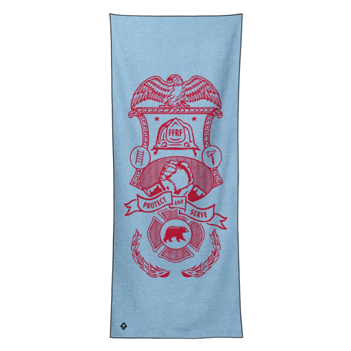 Original Towel: FFRF Crest Blue Red by Nomadix