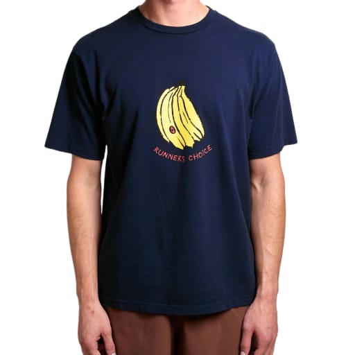 California Cotton Tee in Runner's Choice Navy by Windthrow