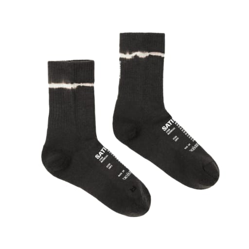 Merino Nylon Tube Socks Tie-Dye - Black by Hunting Lodge