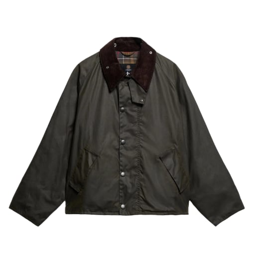 Transport Waxed Jacket - Olive by Hunting Lodge