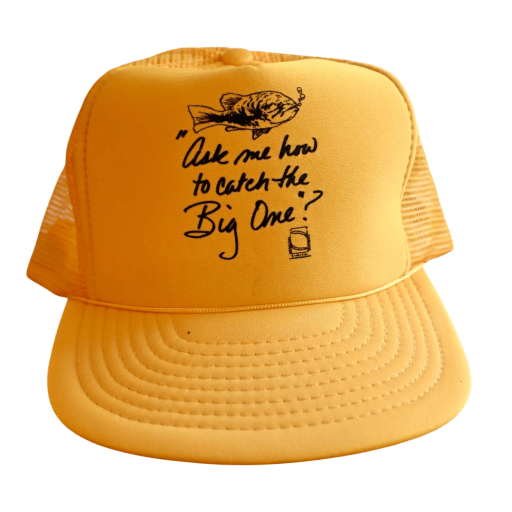 Ask Me How To Catch the Big One Trucker by Vintage Trouts 
