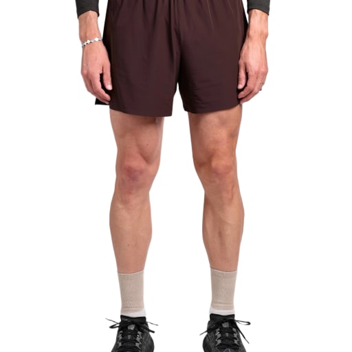 Run Shorts in Burgundy by Windthrow