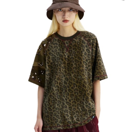 Camouflage Leopard Waffle Tee by MOUNTAINFEVER 