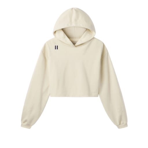 Cropped Hoodie - Bone by Whitespace