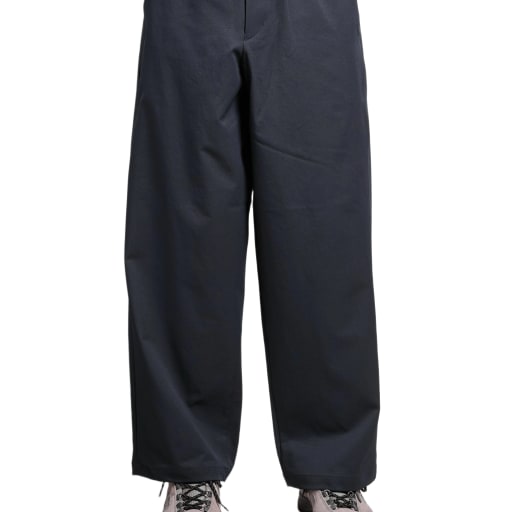 Baggy Straight Pants in Dark Navy by Windthrow