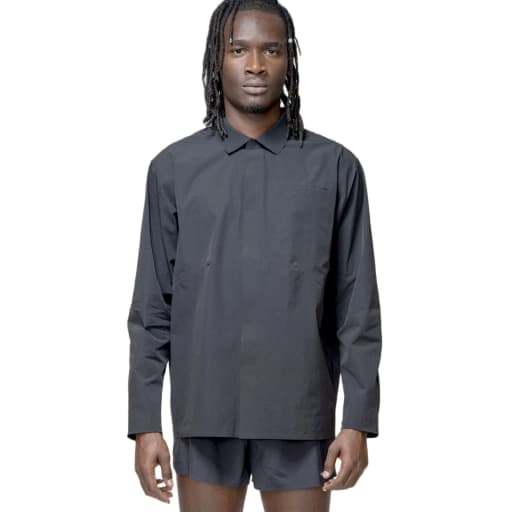 Heavy Over Shirt Black by Hermanos Koumori