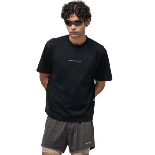 SS Kinetic Regular T-Shirt Black by Hermanos Koumori