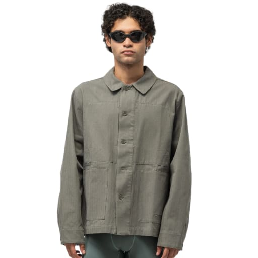 Off Track Overshirt Asphalt Black by Hermanos Koumori