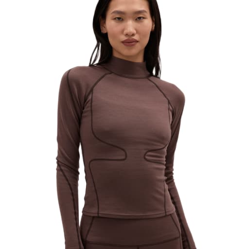 Fay Midweight Merino Top - Nirvana by Halfdays