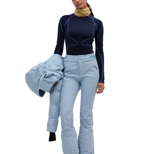 Emma Soft Shell Pant - Blue Fog - Short by Halfdays