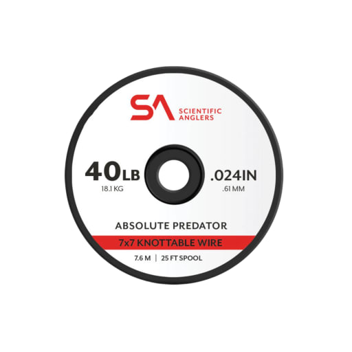 SCIENTIFIC ANGLERS - ABSOLUTE PREDATOR KNOTTABLE WIRE by Housefly Fishing 