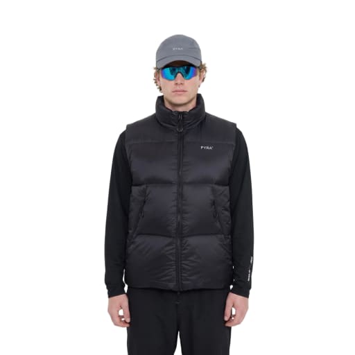 NERO DOWN VEST - BLACK by PYRA ELEMENTS