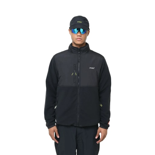 POLARTEC ZIP JACKET - BLACK by PYRA ELEMENTS