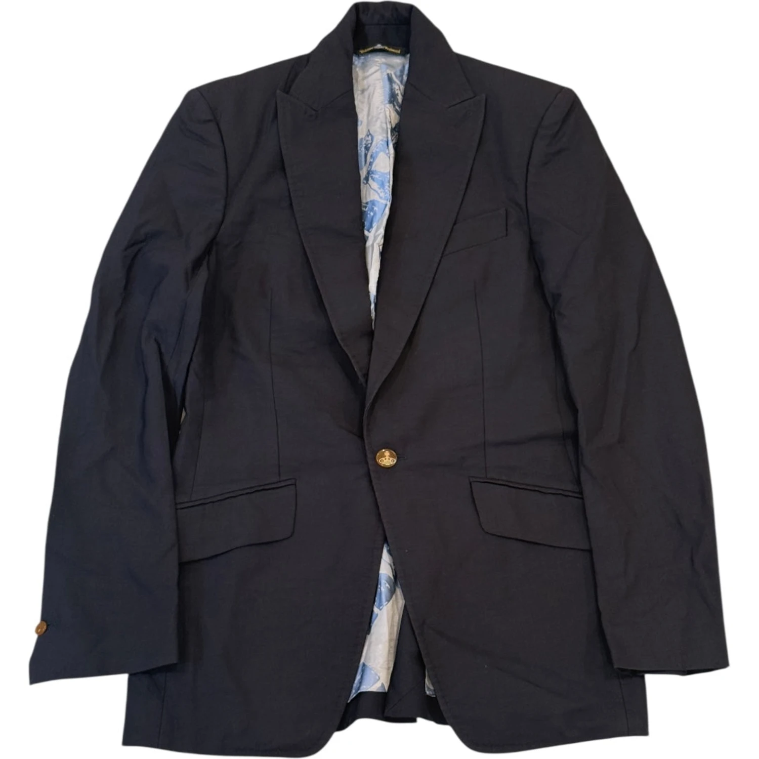 【希少】テーラードジャケット Vivienne Westwood ネイビー Vivienne Westwood Navy Wool Blazer (2012) | FORM