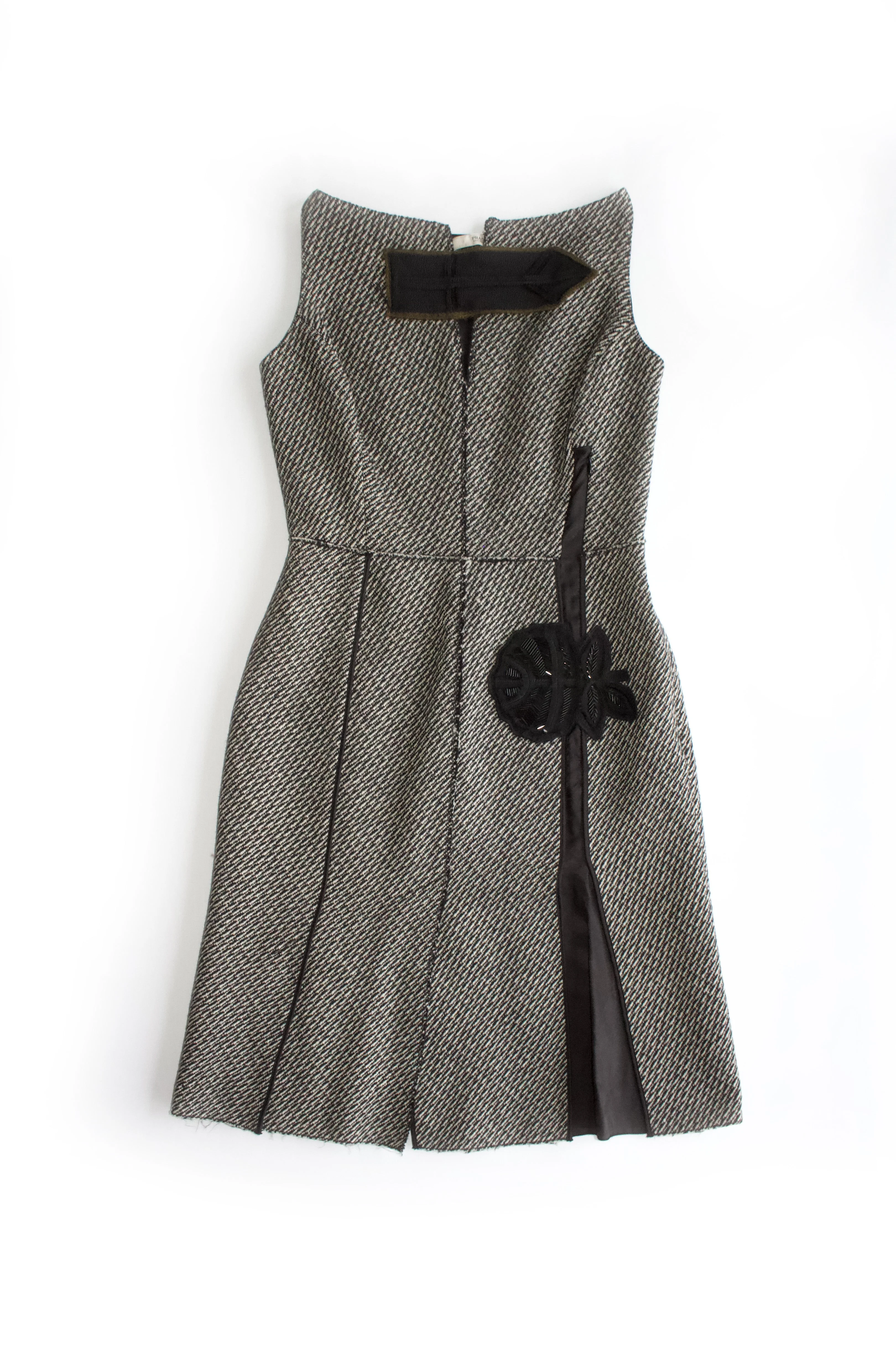 Prada Grey Wool Mini Dress (Fall/Winter 2003) | FORM