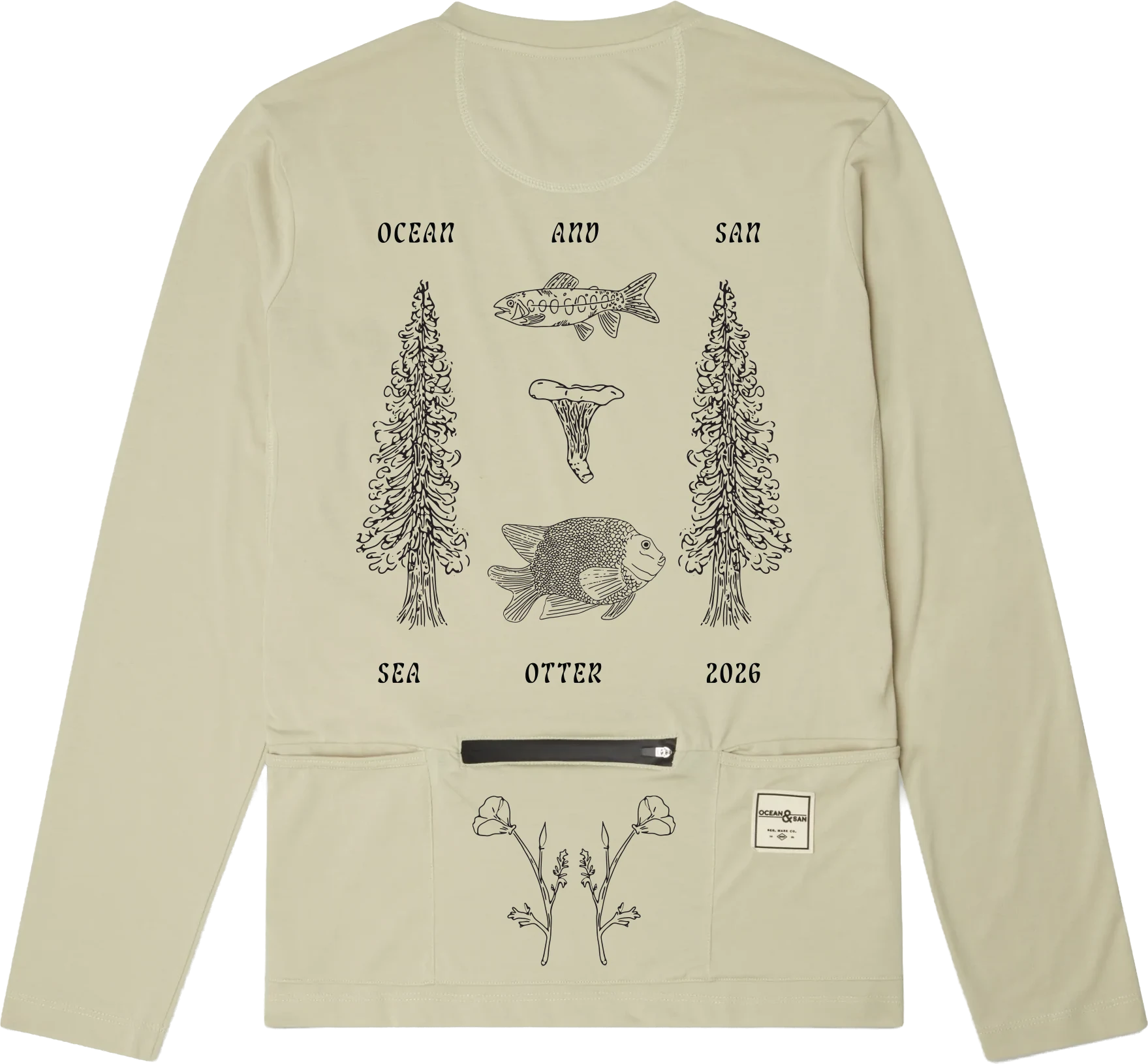 Ocean and San | Women's Long Sleeve - Sea Otter Edition | WEEKENDS